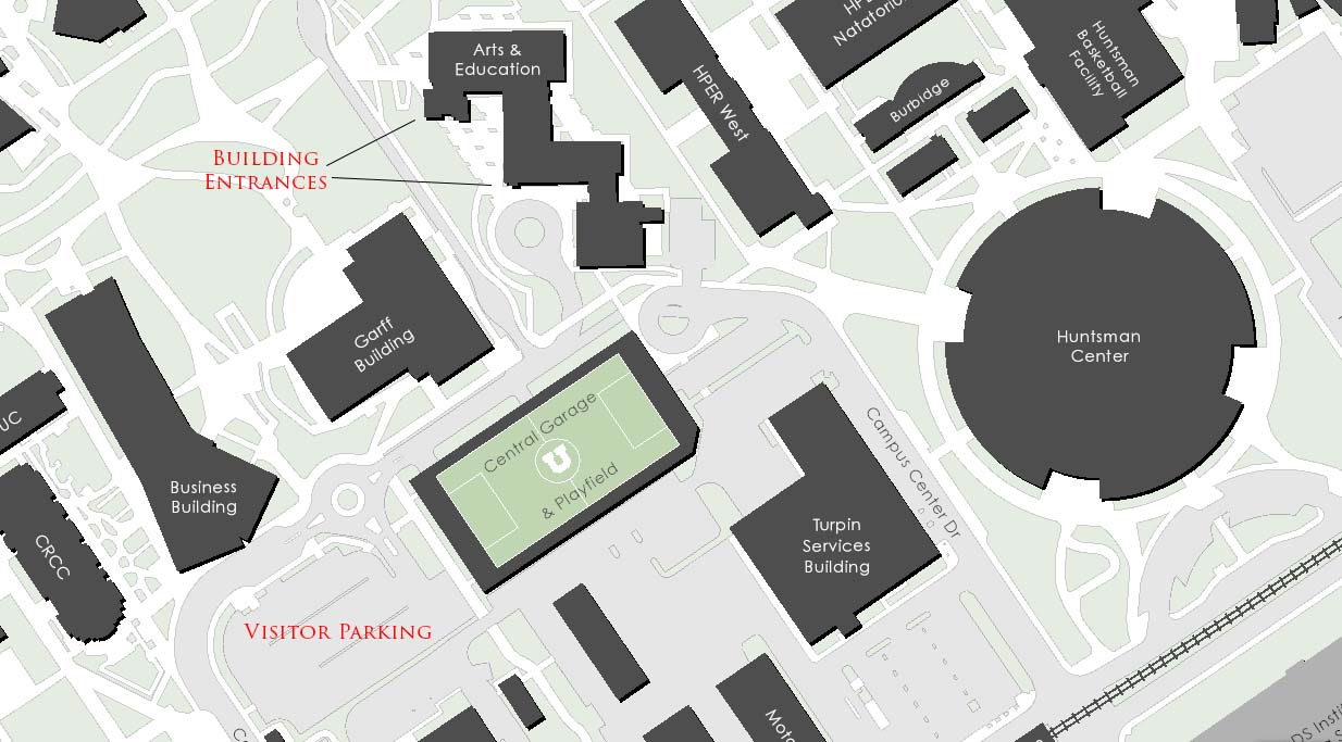 University Of Utah Campus Map Printable 8972